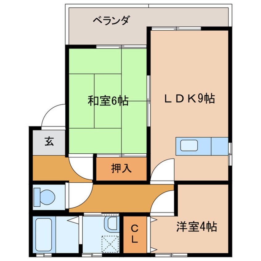 間取図 サンガーデン妻ヶ丘