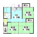 安楽貸家の間取図