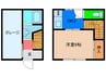 宮丸マンションさくら 1DKの間取り