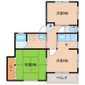メゾンドメンフィス 3Kの間取り