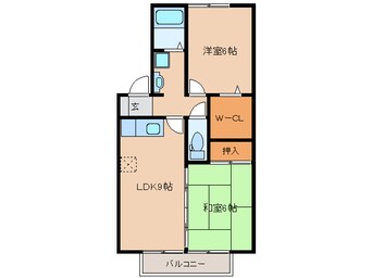 間取図 リーフレットエコー1号館