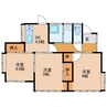 内田貸家 3DKの間取り