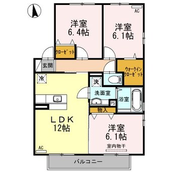 間取図 メゾン・ヴェール