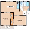 シティライフＳＡＫＯＤＡ 2LDKの間取り