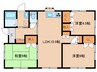 光神春美貸家（三股） 3LDKの間取り