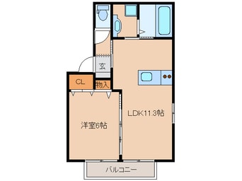 間取図 ル・グラン花繰