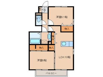 間取図 セジュールグレイスⅡ