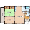 内村貸家（都原） 2LDKの間取り