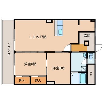 間取図 蔵原マンション