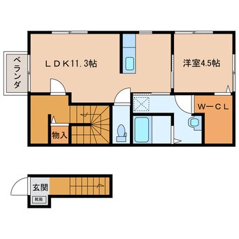 間取図 コンクエスト蓼池