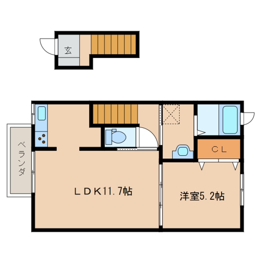 間取図 メゾン　ソレイユ