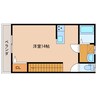 日豊本線/都城駅 車移動 2階 築5年 1Rの間取り