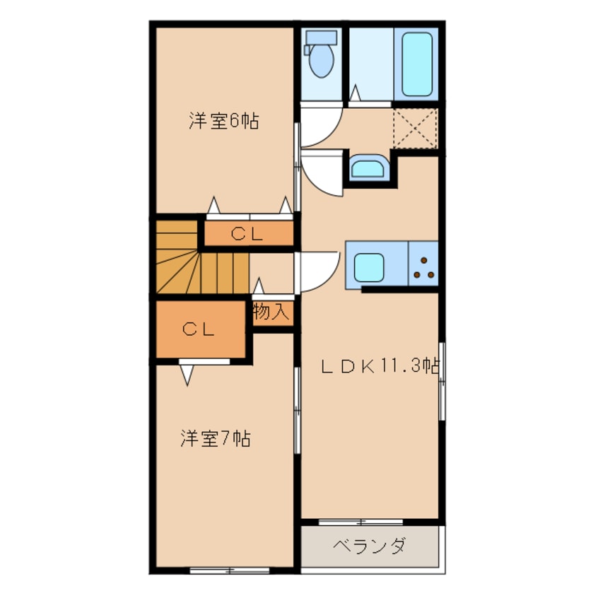 間取図 ポライトリーA,B