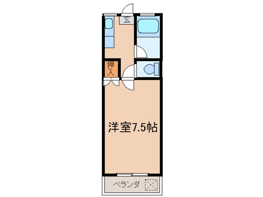 間取図 エレファントマンション8