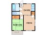 Leben　HeimⅠ・Ⅱ 2DKの間取り