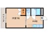 祝吉マンション 1Kの間取り