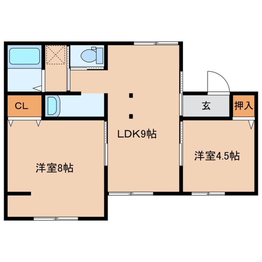 間取図 原村貸家