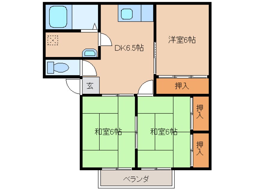 間取図 パナマンションⅡ