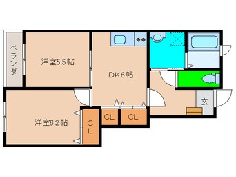 間取図 ロング　シーダーＭ