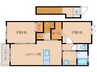 ハーモニー・ベル 2LDKの間取り