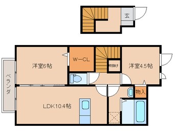 間取図 セジュール・永野2011　Ａ棟