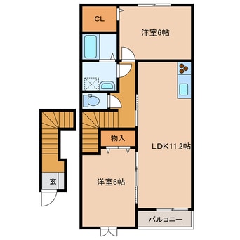 間取図 ポンポン・アジュール