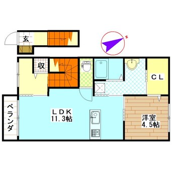間取図 プランドールＭⅡ