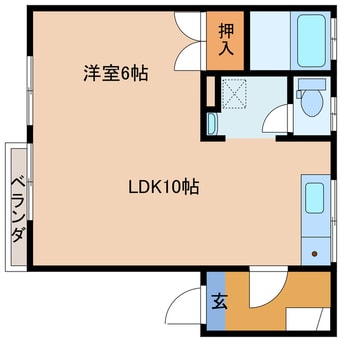 間取図 ドリームコーポ2000