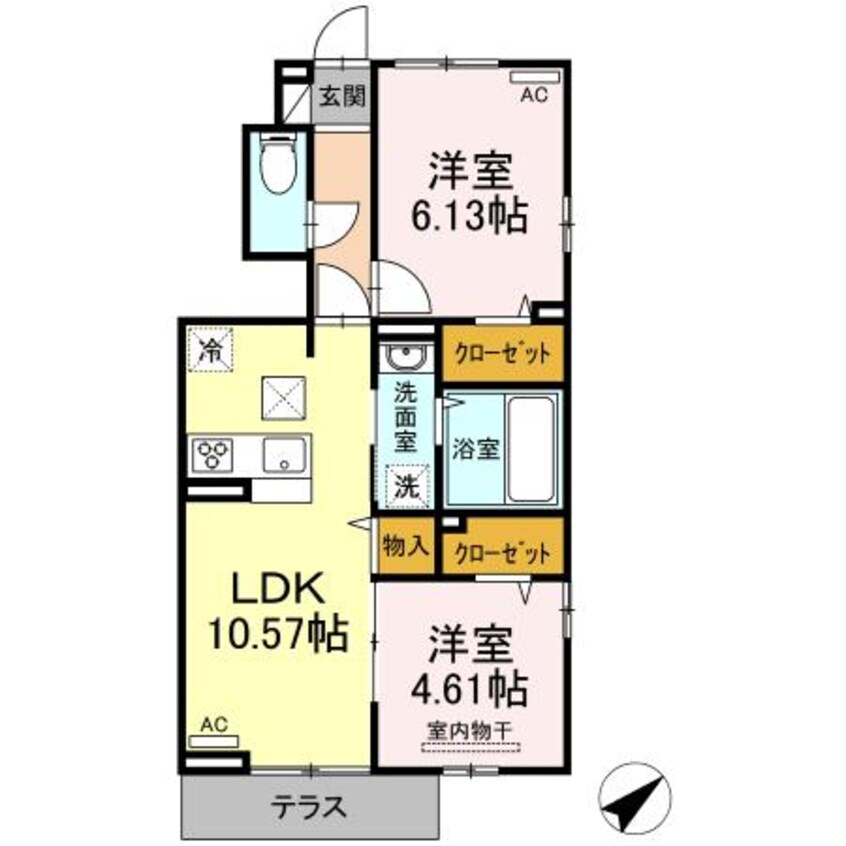 間取図 エランドール