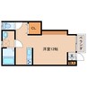 Comfly 1Rの間取り