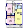 ルーチェ早水 2LDKの間取り