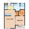 Carino nao 1LDKの間取り