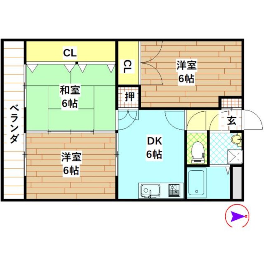 間取図 瀬戸山マンションⅡ番館