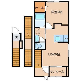 間取図 クランババⅠ