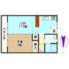 丸久第１３コーポ 1LDKの間取り