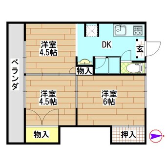 間取図 グラムハウスMⅠ