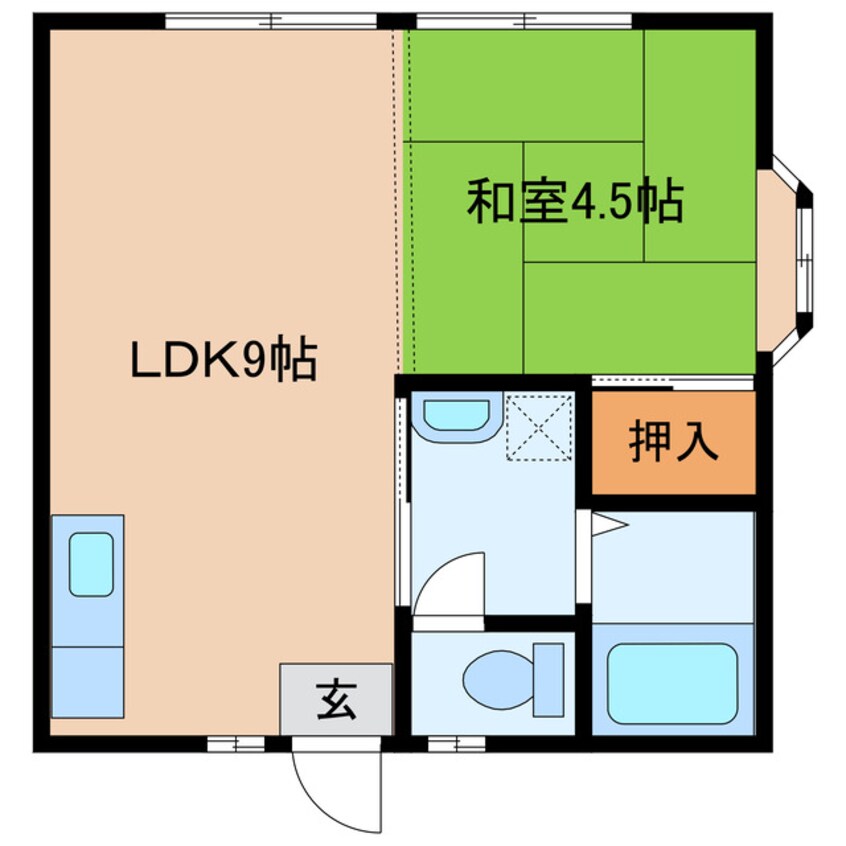 間取図 コーポラス中須