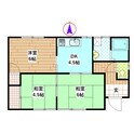 カズヒロ貸家の間取図