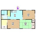 ミツヒロ貸家の間取図