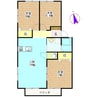 タテノアリーナ 3LDKの間取り