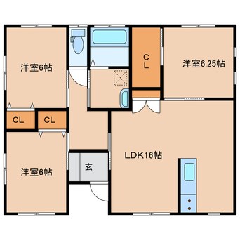 間取図 サンシャイン若葉