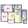 サンメゾン　Ⅱ 2LDKの間取り