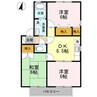 ベルシャルム 3DKの間取り