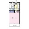 ヴェルジュ・萩原 1Kの間取り