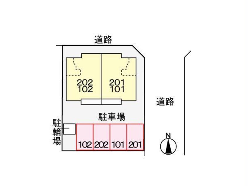 駐車場配置図 コンフォートS
