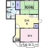 セレーネ310　B 2DKの間取り