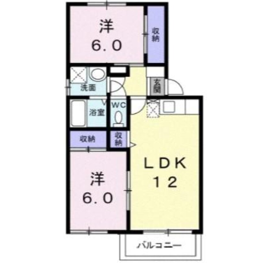 間取図 ベルクール山手