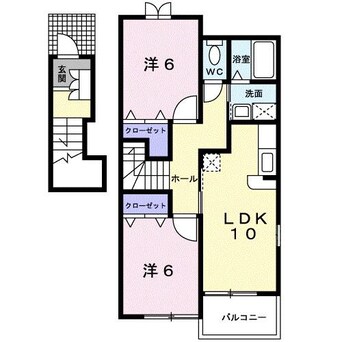 間取図 ヴェルドミール鶴崎