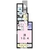 リッシュ 1Rの間取り