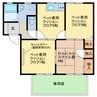 with Pet関園 3DKの間取り